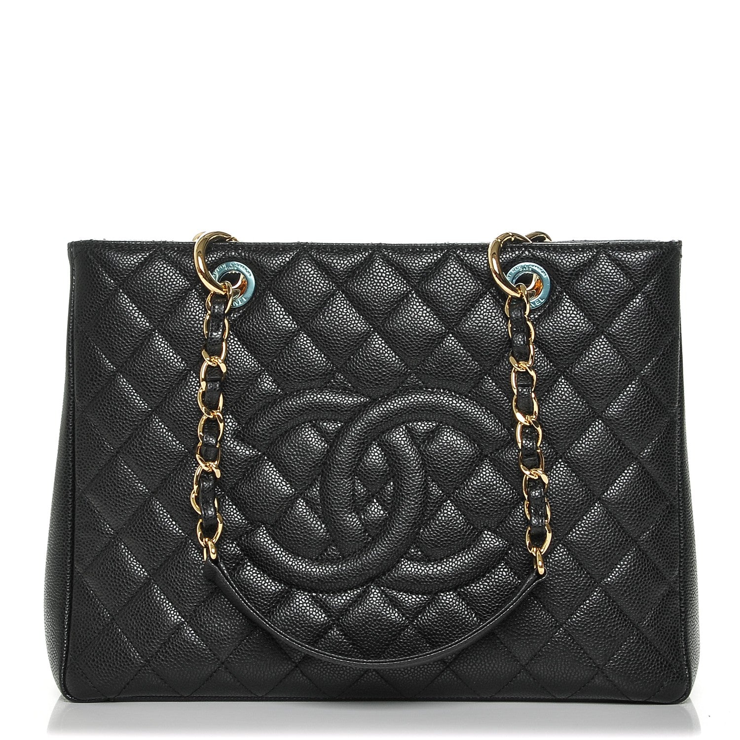 Chanel Caviar Quilted Grand Shopping Tote GST Black 1 of 7