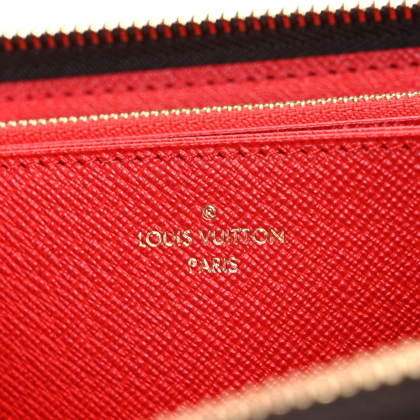 Monogram Zippy Wallet Coquelicot