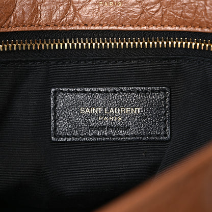 Saint Laurent Crinkled Calfskin Matelasse Monogram Medium Niki Chain Satchel Caramel 6 of 12