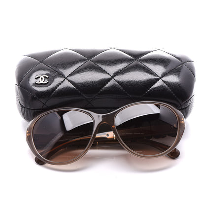 Chanel Lambskin Camellia CC Sunglasses 5316 Q Brown 8 of 8