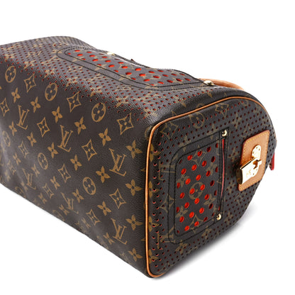 Louis Vuitton Monogram Perforated Speedy 30 Orange 10 of 12