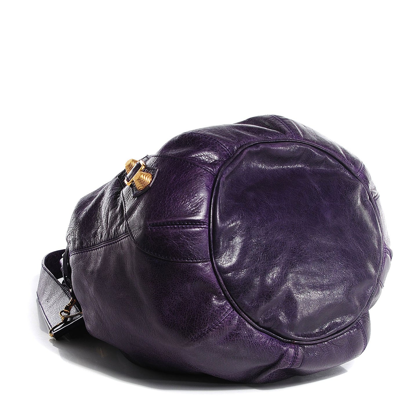 Agneau Giant 21 Gold Hardware Pompon Raisin