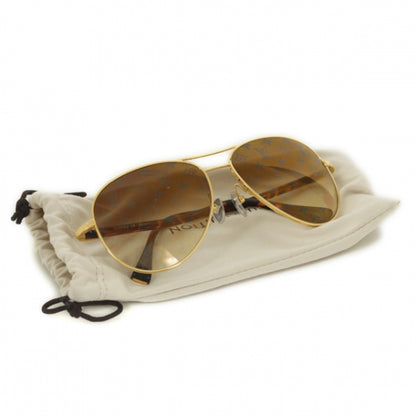 Louis Vuitton Conspiration Pilote Aviator Sunglasses Gold 10 of 10