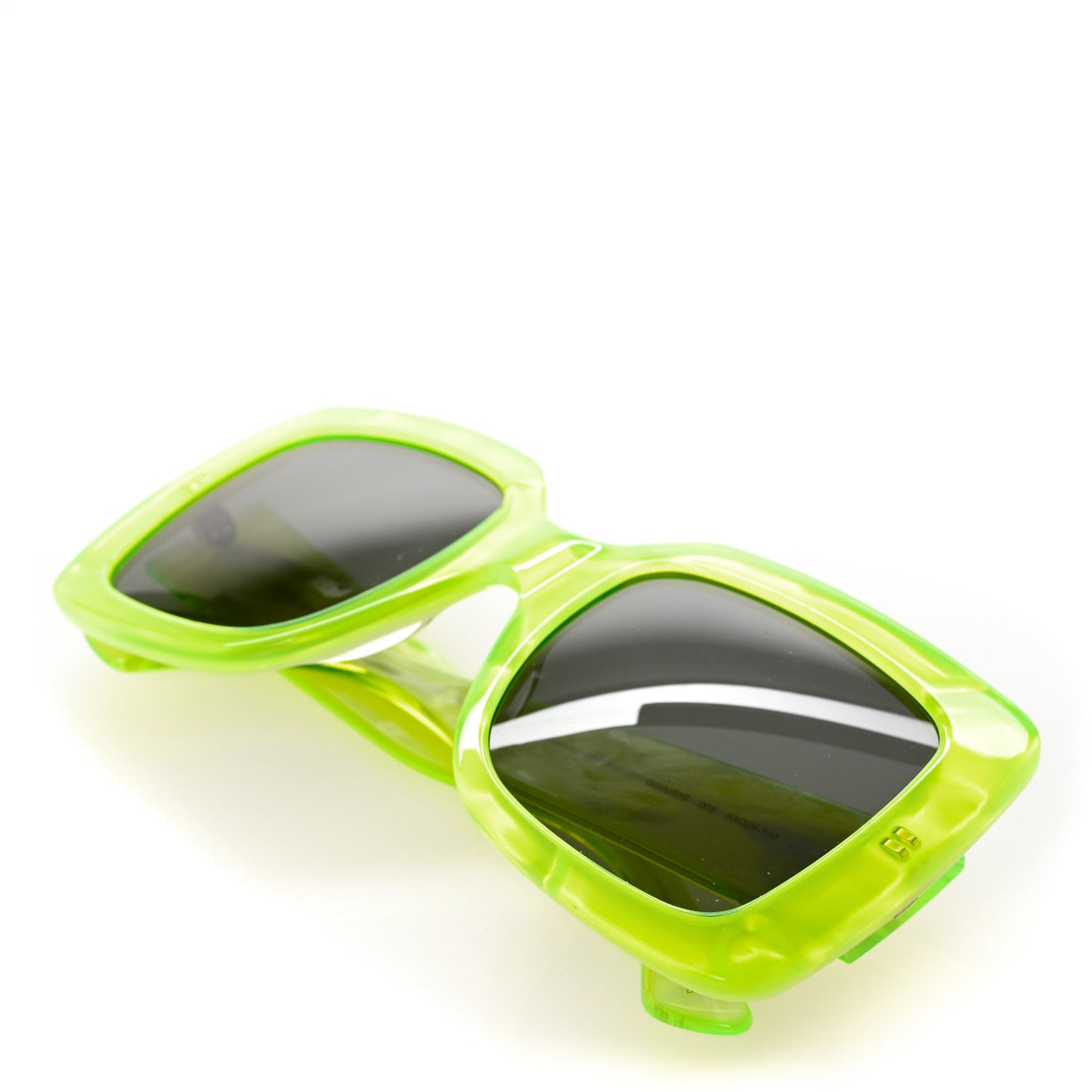 Acetate Square Frame Sunglasses GG0083S Neon Green