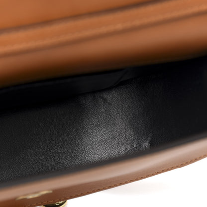 Chloe Calfskin Small Nile Bracelet Minaudiere Bag Caramel 5 of 8
