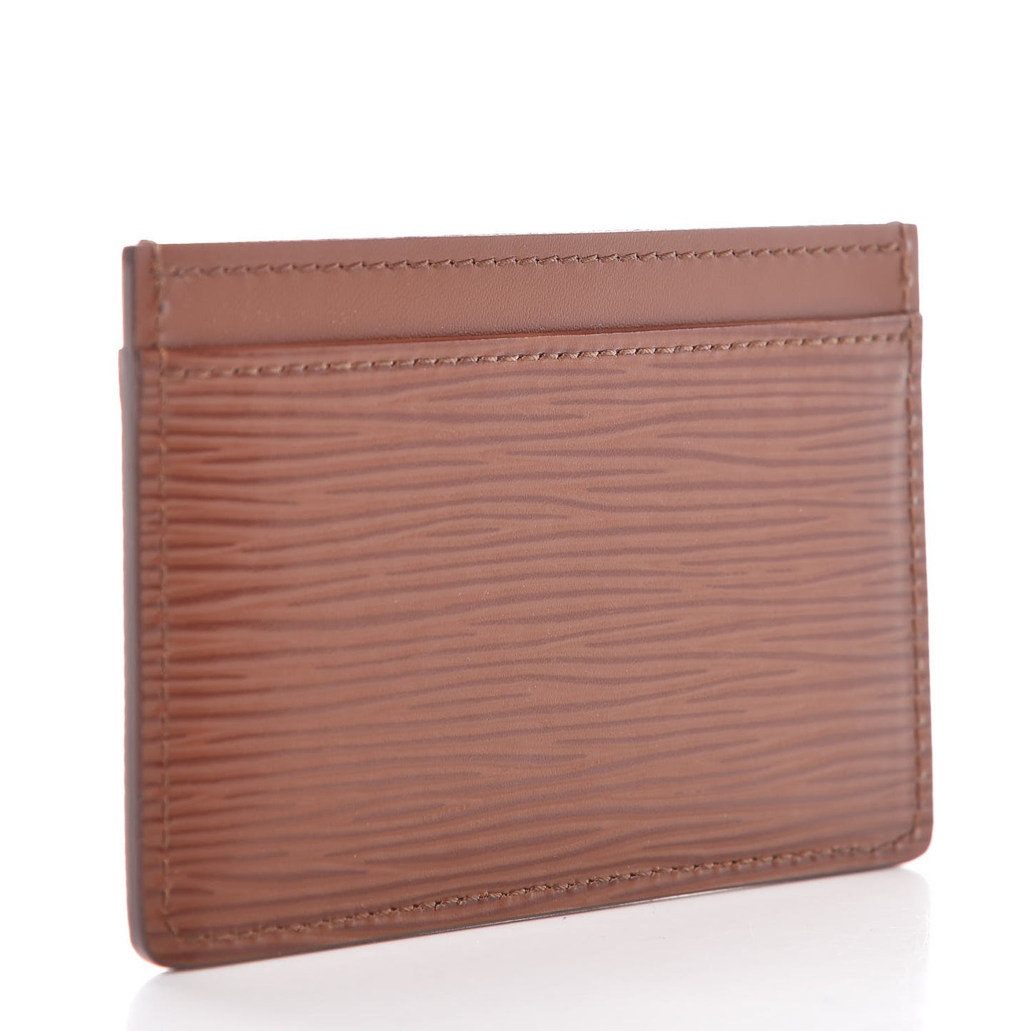 Epi Card Holder Cannelle
