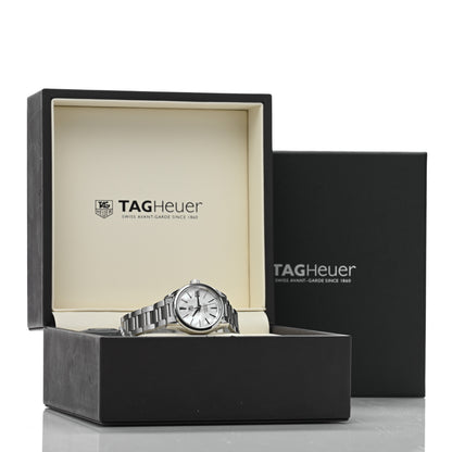 Tag Heuer Stainless Steel Mother of Pearl 28mm Carrera Lady Automatic Watch WAR2411 5 of 5