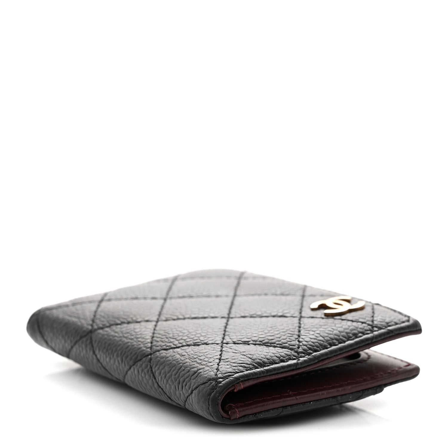 Chanel Caviar Quilted Card Holder Wallet Black 9 of 11