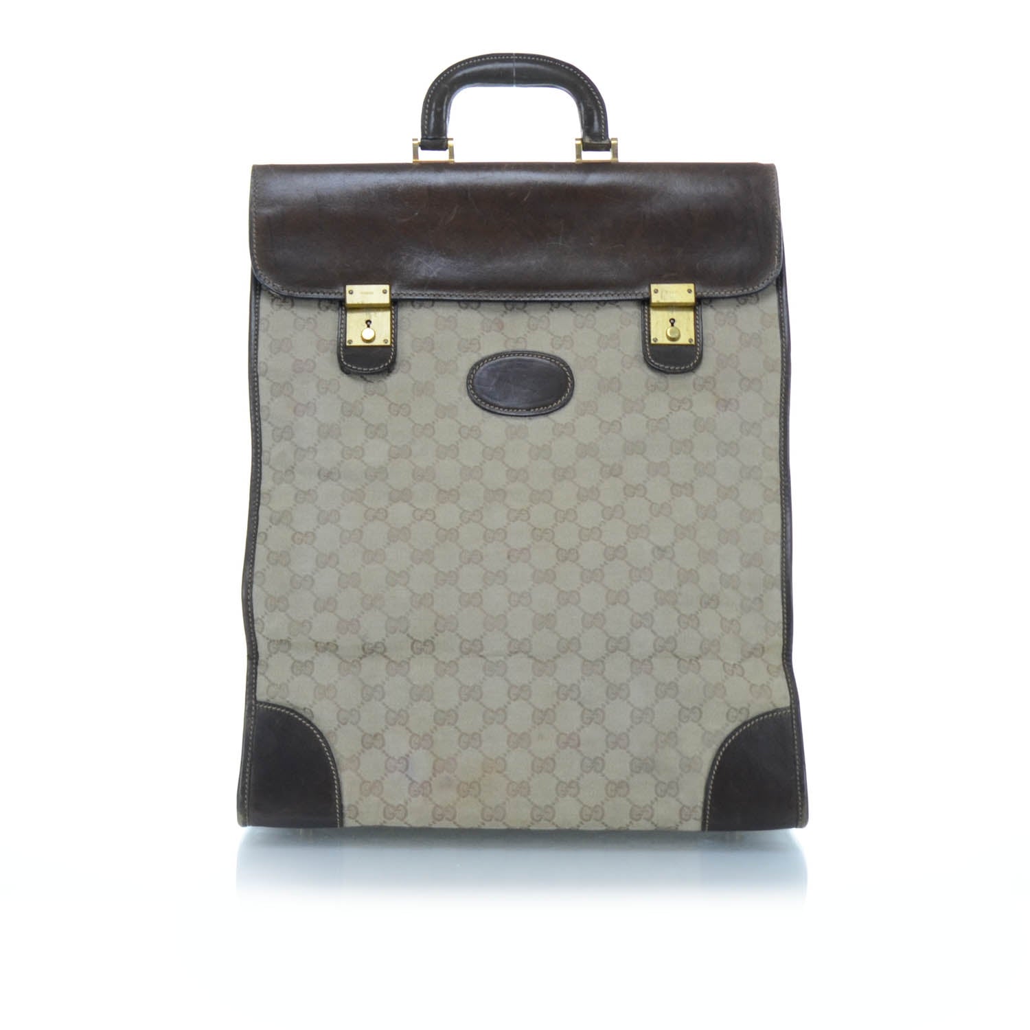 Gucci Monogram Travel Bag Brown 1 of 12