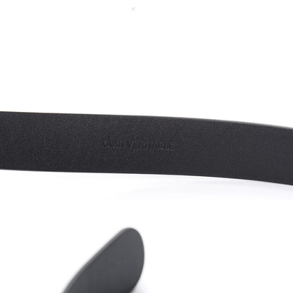 Chanel Calfskin Paris Button CC Belt 85 34 Black 5 of 8