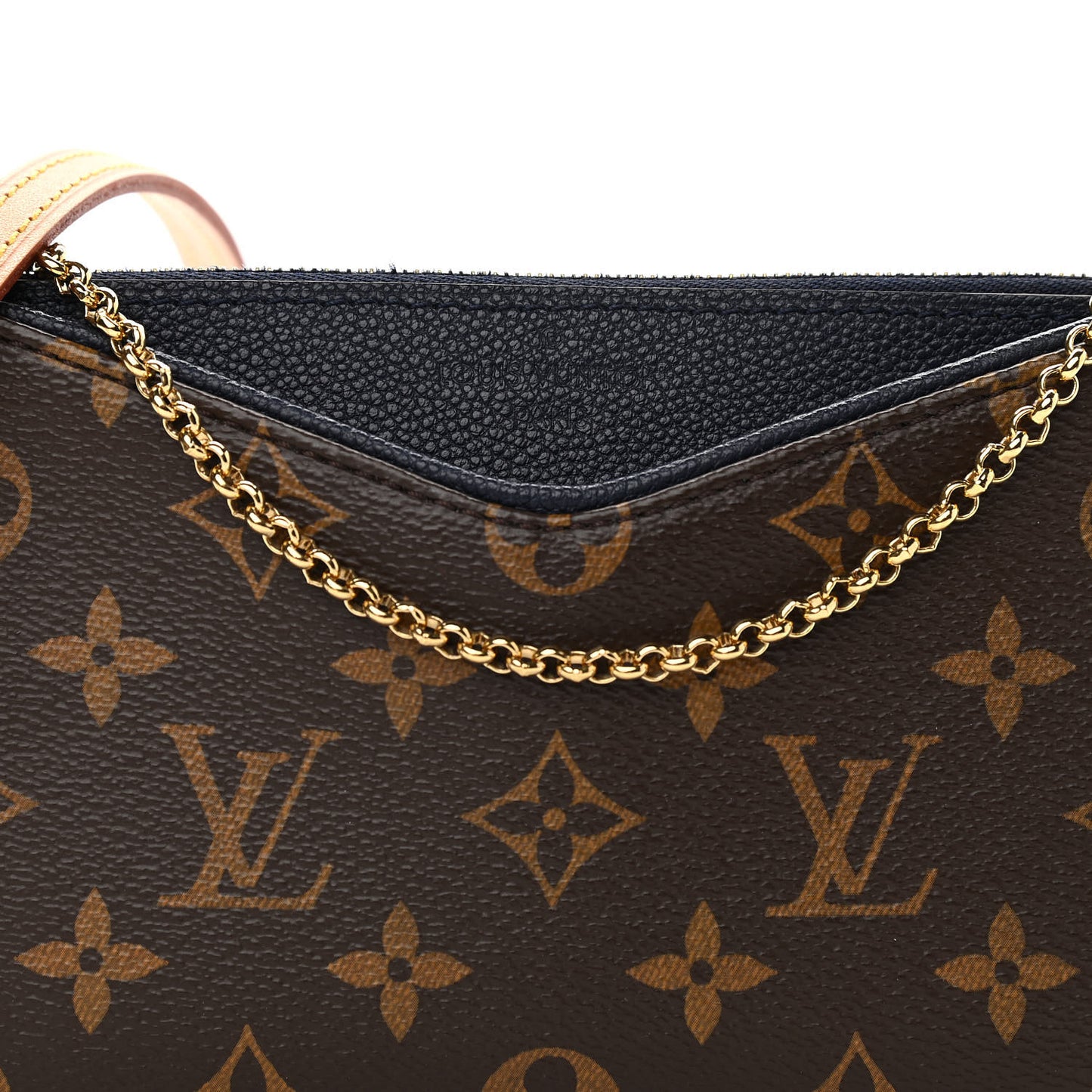 Monogram Pallas Clutch Blue Marine