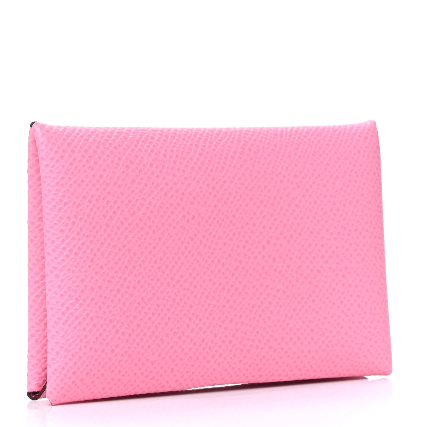Hermes Epsom Calvi Card Case 5P Pink 2 of 4