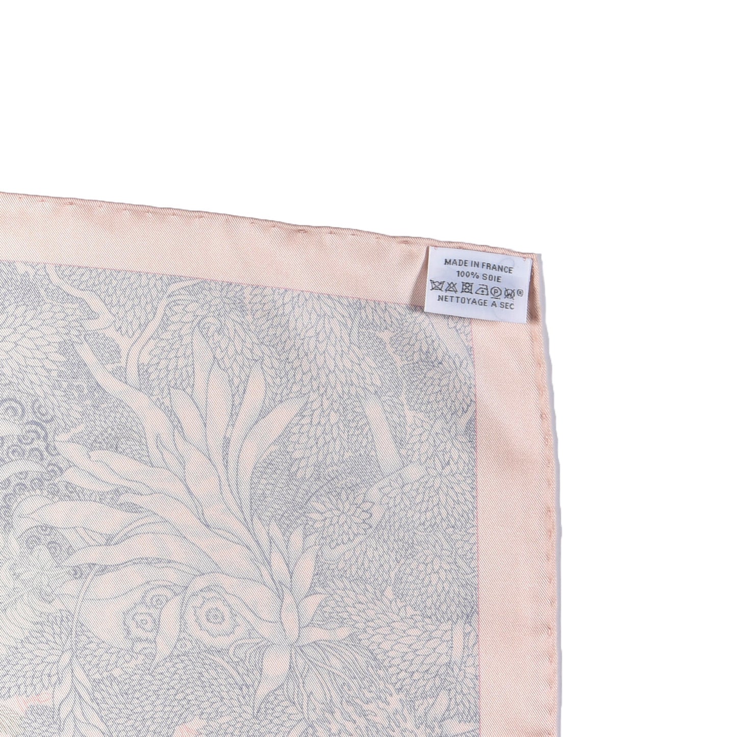 Silk Faubourg Tropical Scarf 90 Rose The Bleu Jean