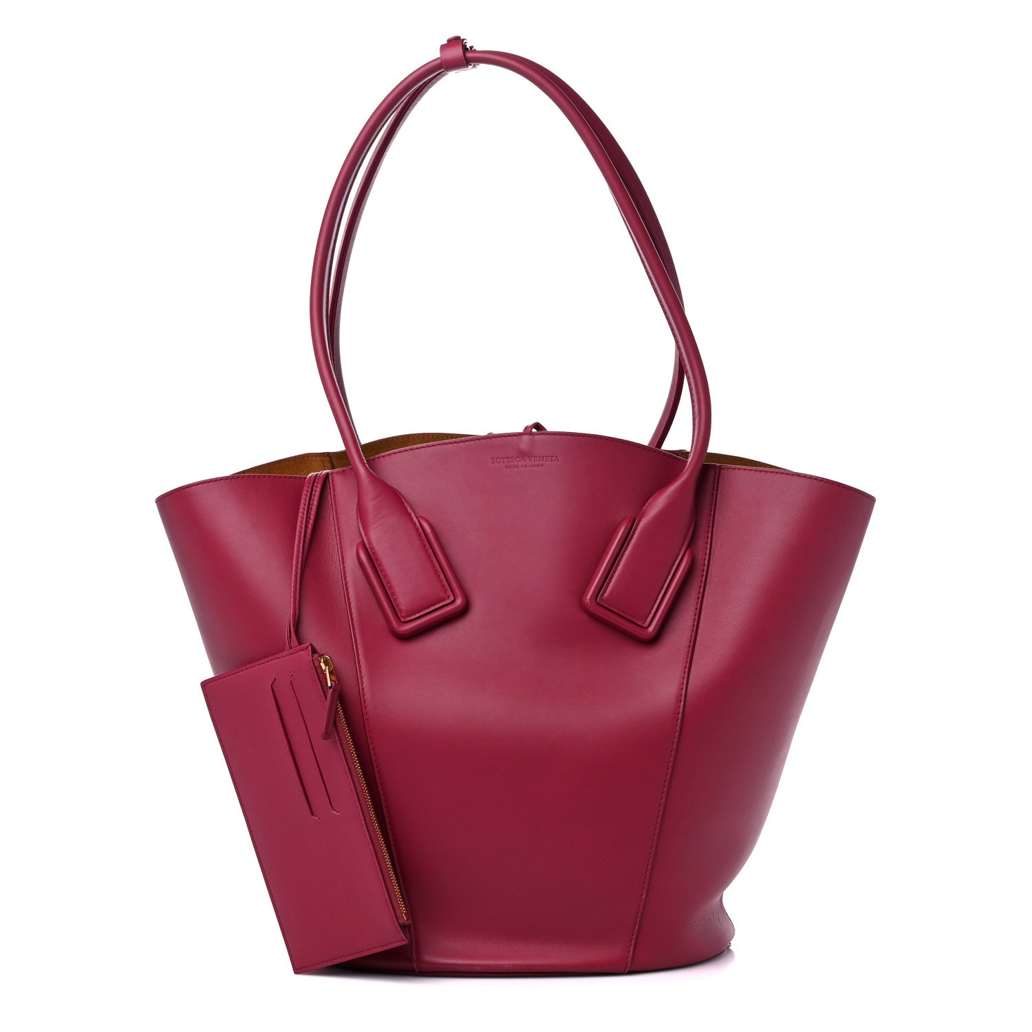 Bottega Veneta Calfskin Basket Tote Amaranto 1 of 16