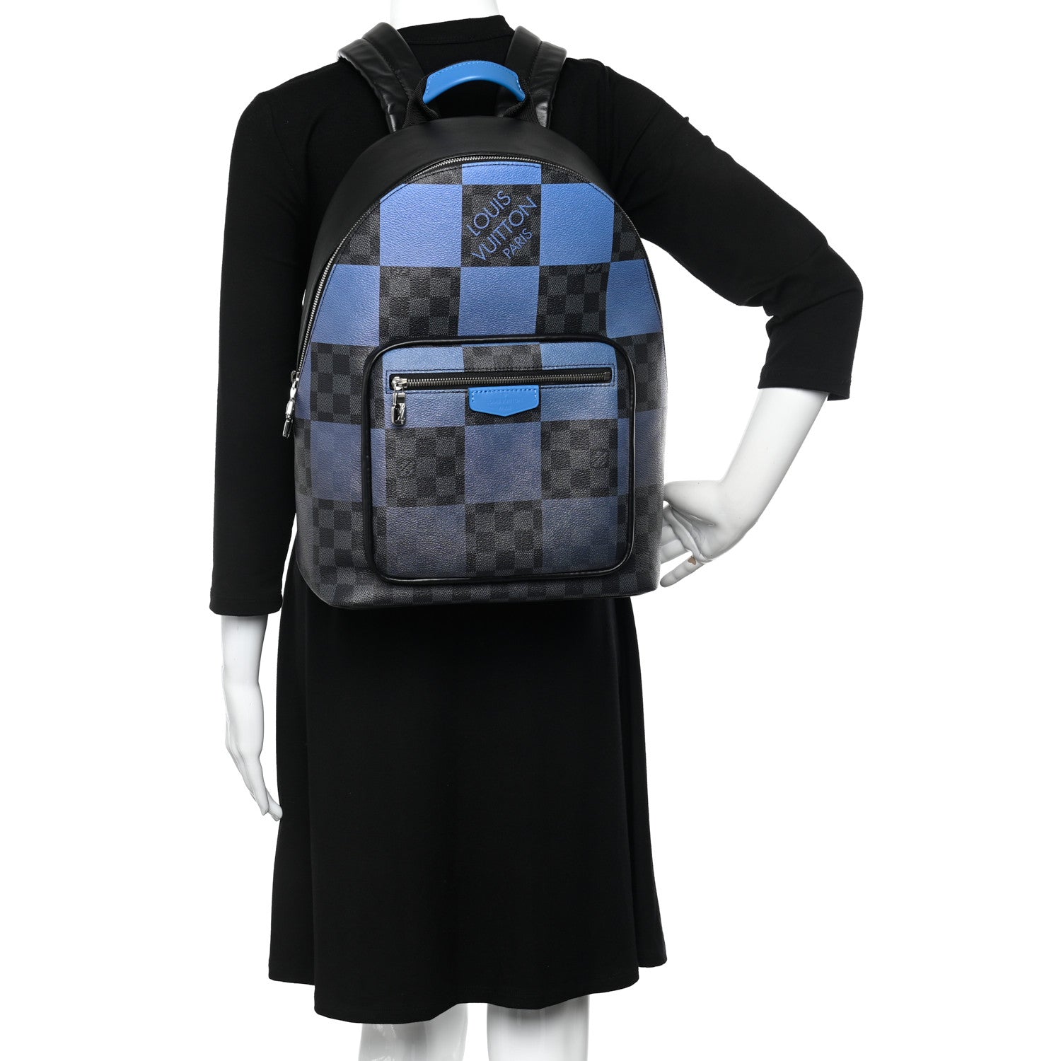 Louis Vuitton Damier Graphite Giant Josh Backpack Blue 2 of 10