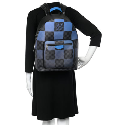 Louis Vuitton Damier Graphite Giant Josh Backpack Blue 2 of 10