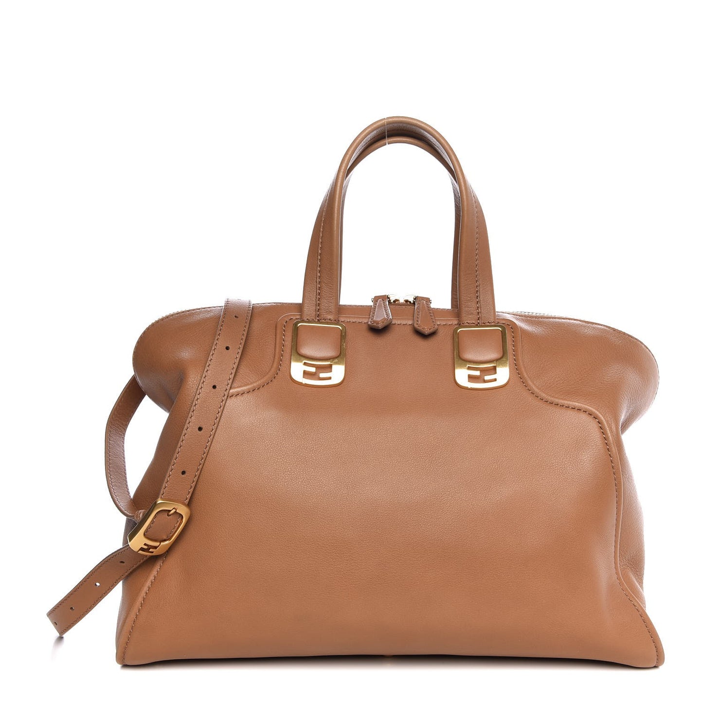 Vitello Dolce Marmol Large Chameleon Tote Camel