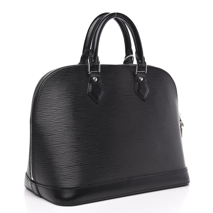 Louis Vuitton Epi Alma PM Black 3 of 9