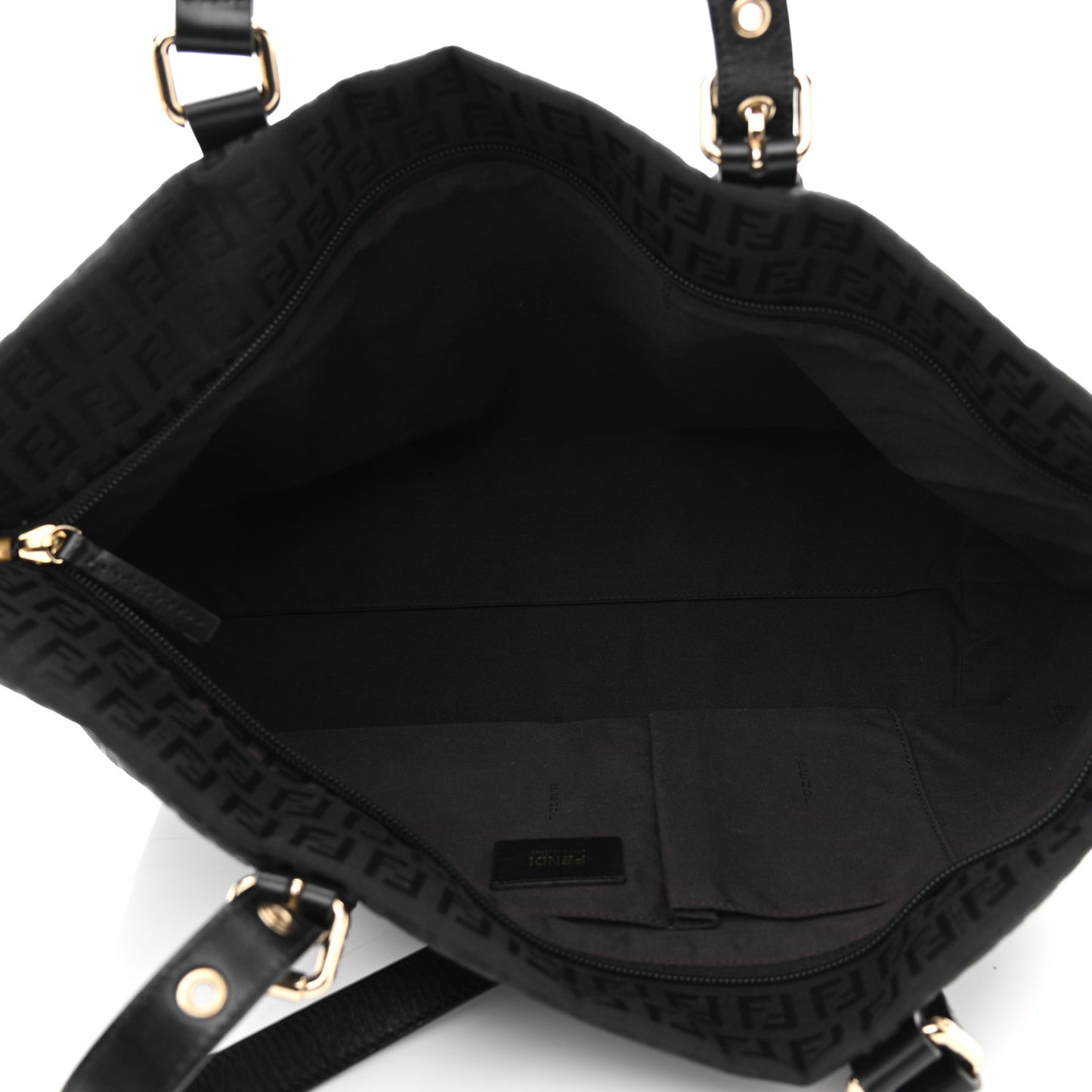 Zucchino Large Charm Shopping Tote Black