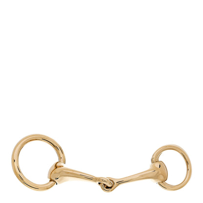 Hermes Permabrass Mors Scarf Ring Gold 1 of 5