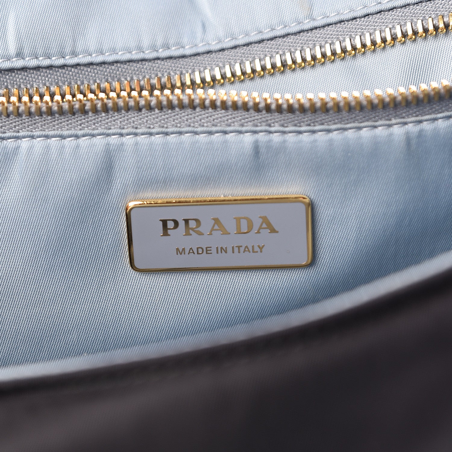 Prada Tessuto Nylon Etiquette Flap Black Soleil 6 of 10