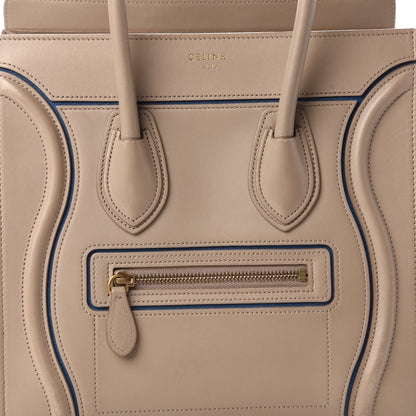 Celine Smooth Calfskin Interstice Micro Luggage Light Taupe 9 of 9