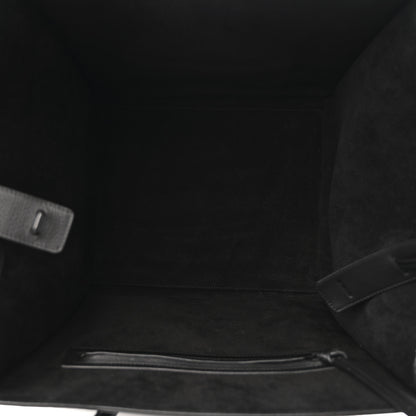 Celine Grained Calfskin Medium Phantom Luggage Black 5 of 10