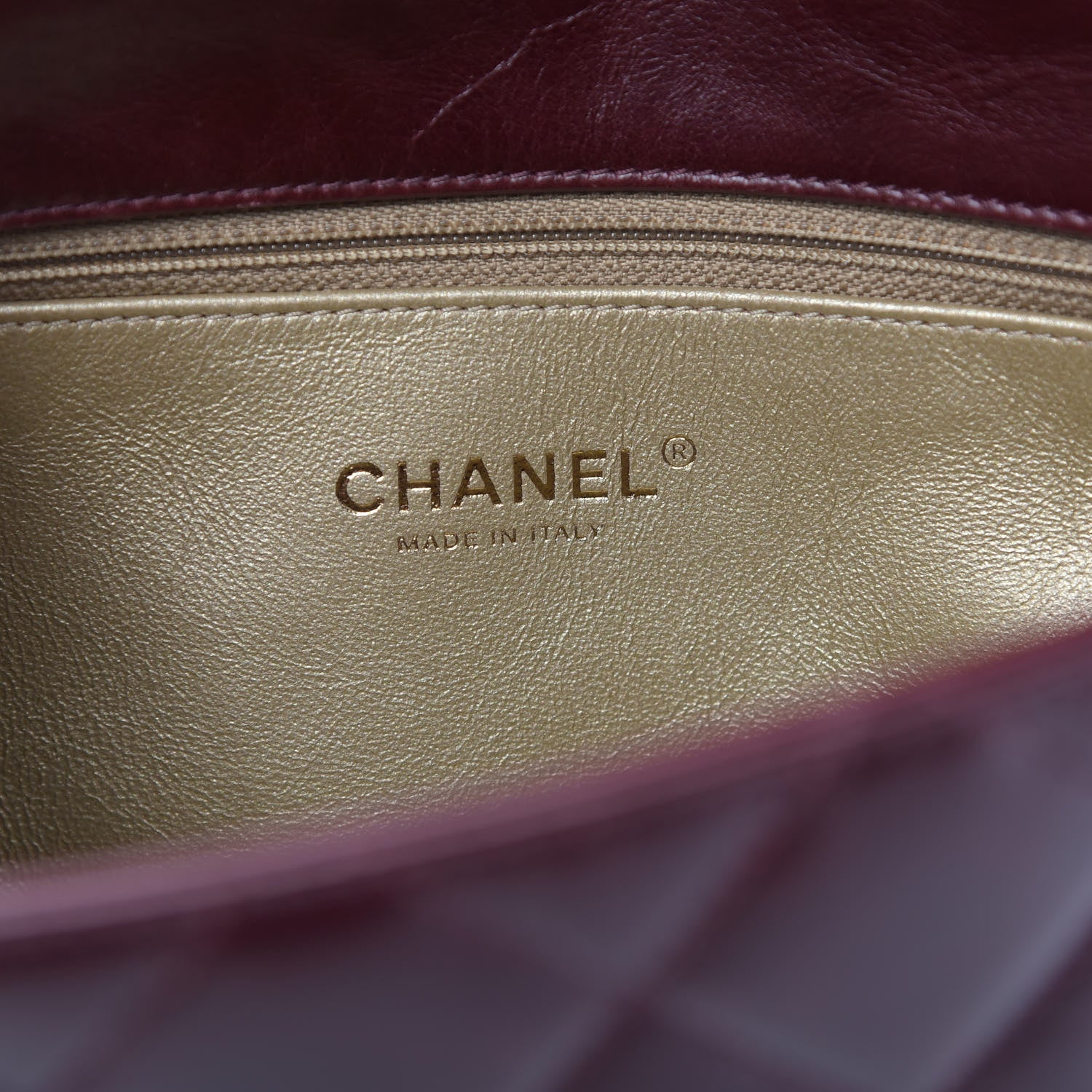 Chanel Hot Stamping Calfskin Tale Of Salzburg Flap Burgundy 6 of 14
