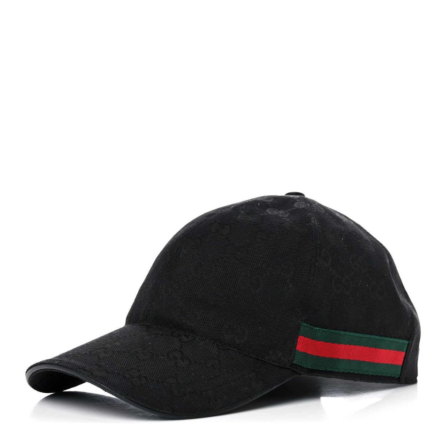Monogram Web Baseball Hat M Black
