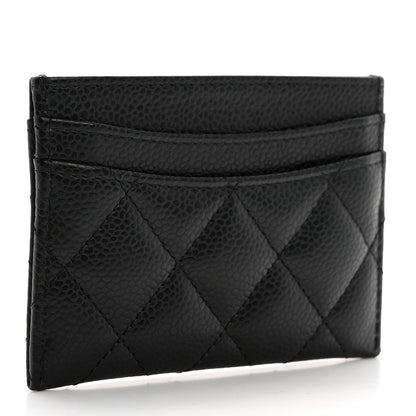 Chanel Caviar Quilted Card Holder Black 3 of 9