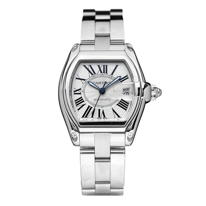 Cartier Stainless Steel 37mm Roadster Automatic Watch 1 of 5