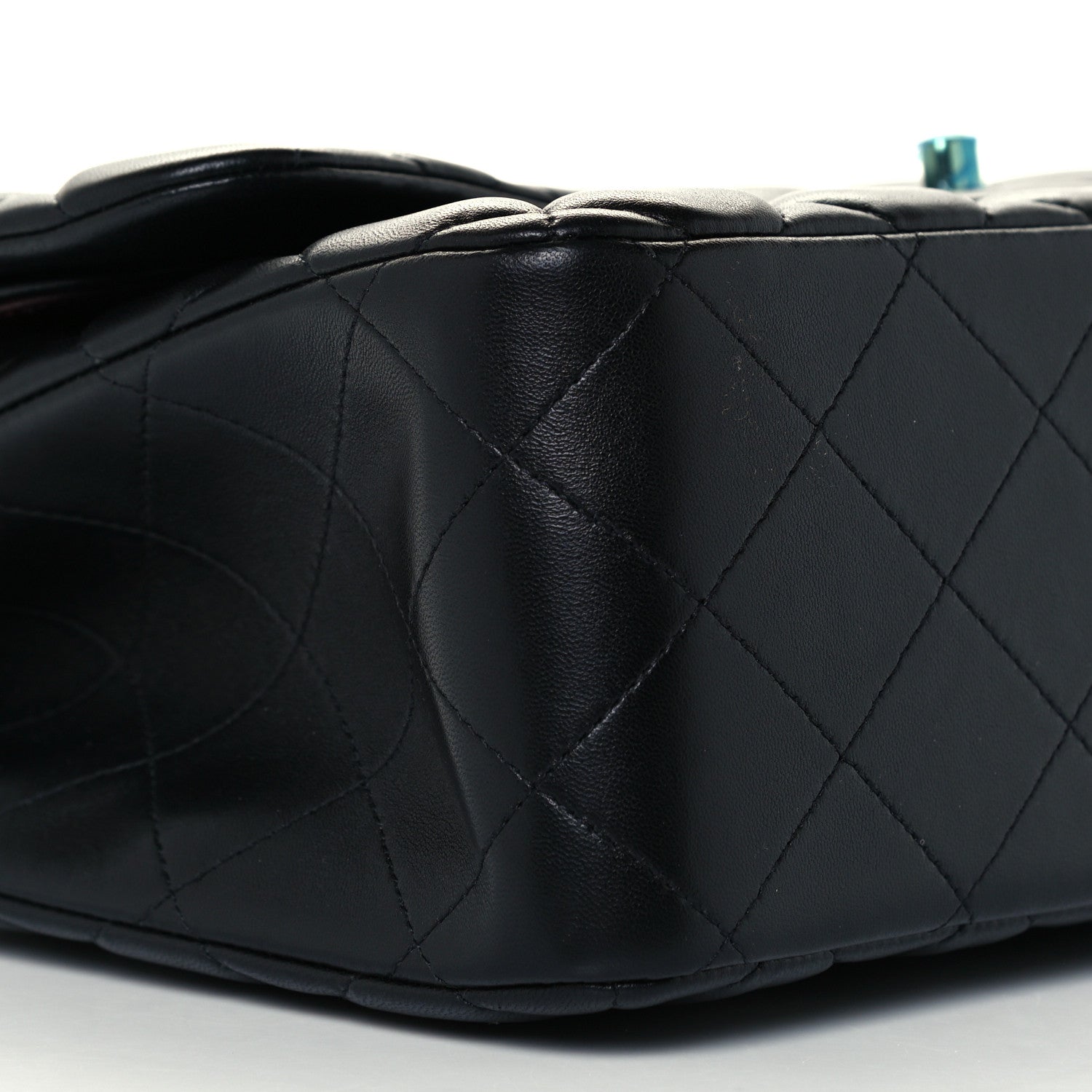 Chanel Lambskin Quilted Jumbo Double Flap Black 9 of 11