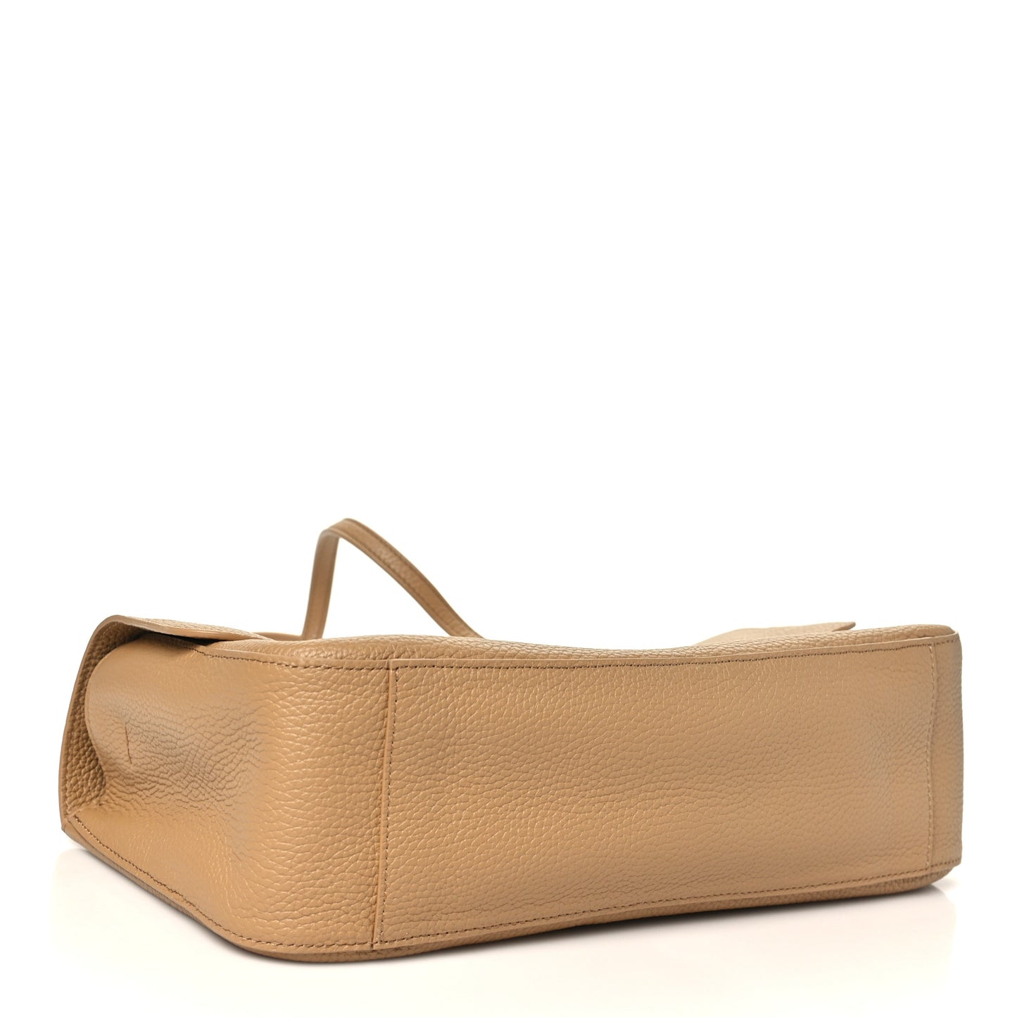 Grained Calfskin Small Souplissimo Maxi Flap Beige