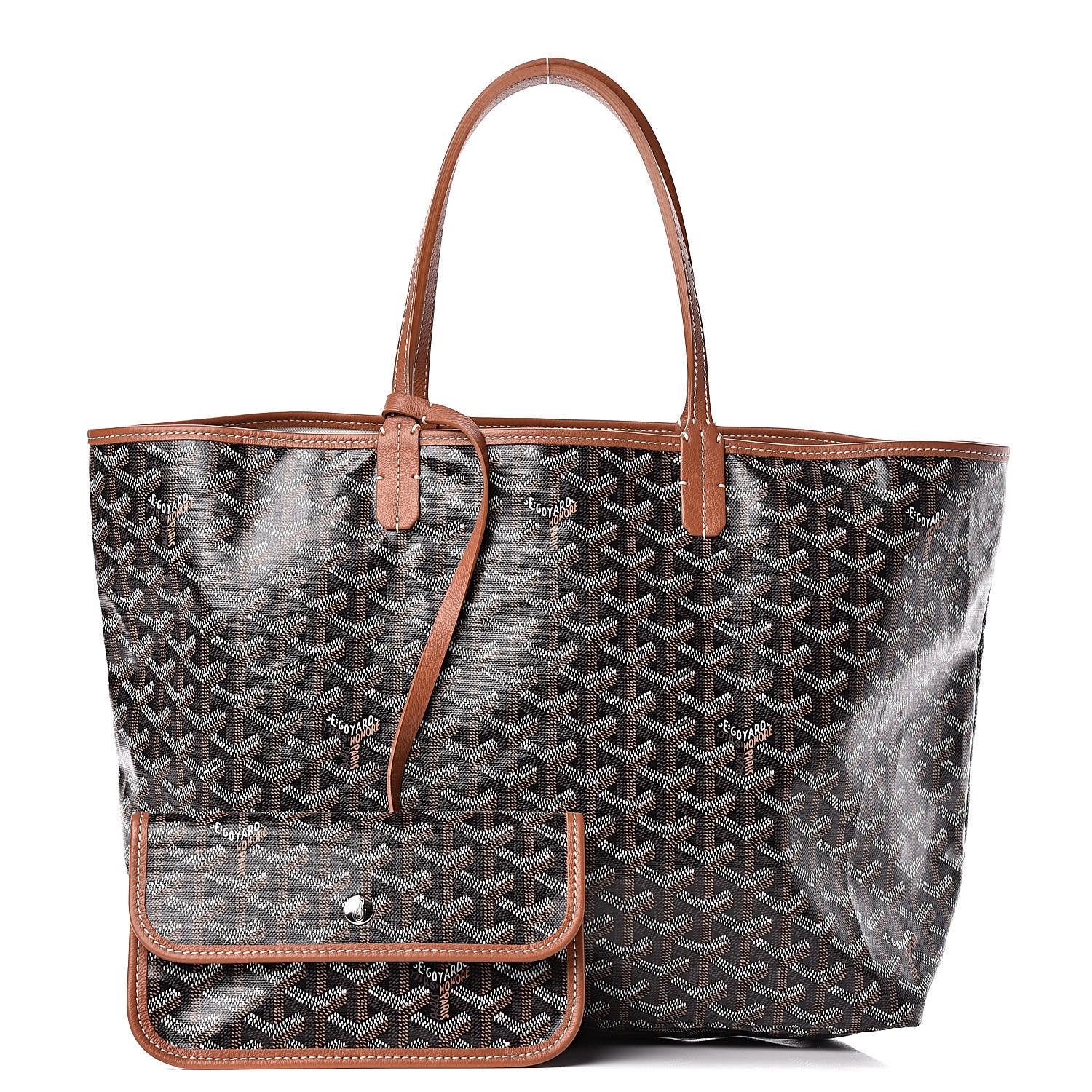 Goyard Goyardine Saint Louis PM Black Gold 1 of 9