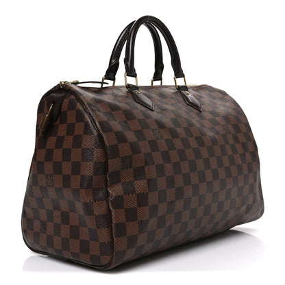 Louis Vuitton Damier Ebene Speedy 35 3 of 12