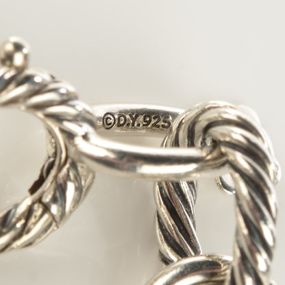 David Yurman Sterling Silver 12mm Large Oval Link Bracelet 6 of 6