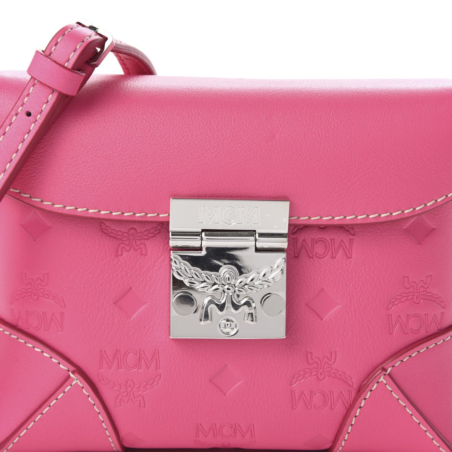 Calfskin Ottomar Monogram Soft Berlin Belt Bag Pink