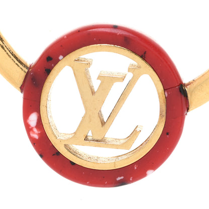 Louis Vuitton Key Ring Gold Red 3 of 6
