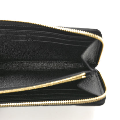 Louis Vuitton Empreinte Clemence Wallet Black 5 of 7