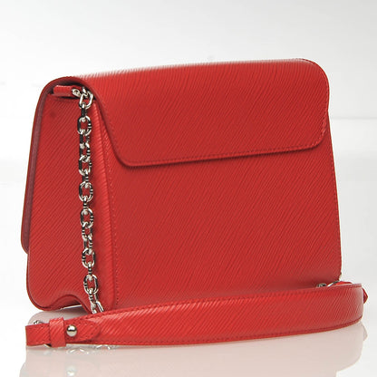 Louis Vuitton Epi Twist Shoulder Bag MM Coquelicot 3 of 7