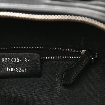 Fendi Shiny Nappa Trapuntata Mini Backpack Black 7 of 11
