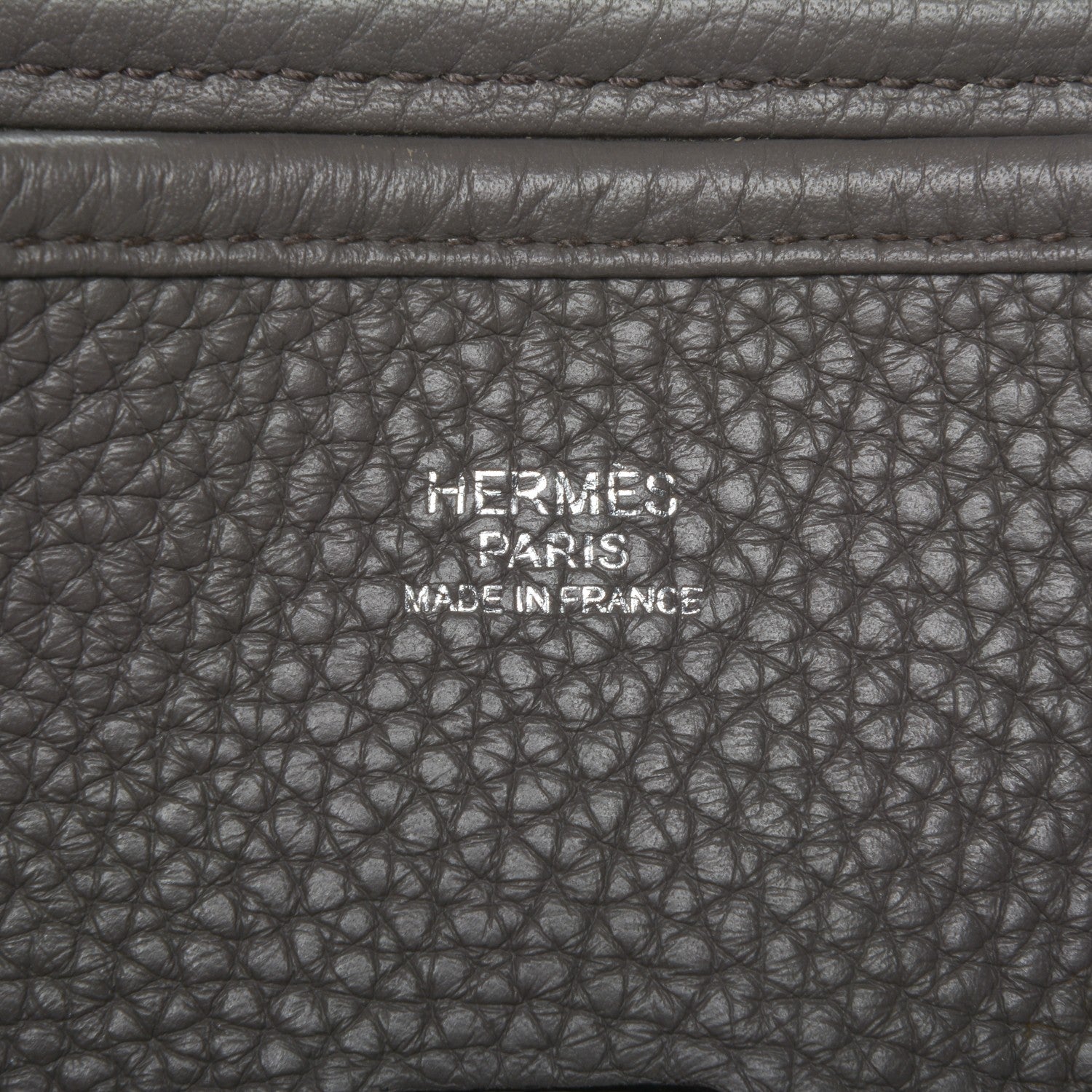 Hermes Taurillon Clemence Evelyne III GM Etain 14 of 14