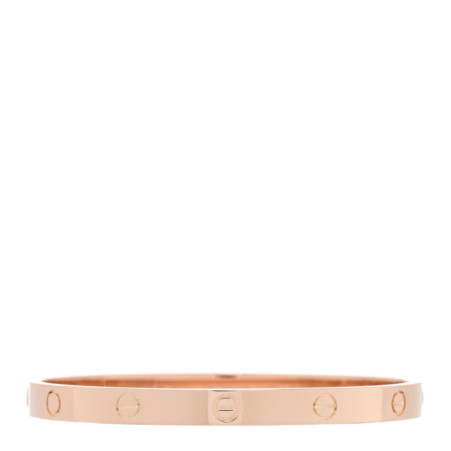 Cartier 18K Pink Gold LOVE Bracelet 19 1 of 5
