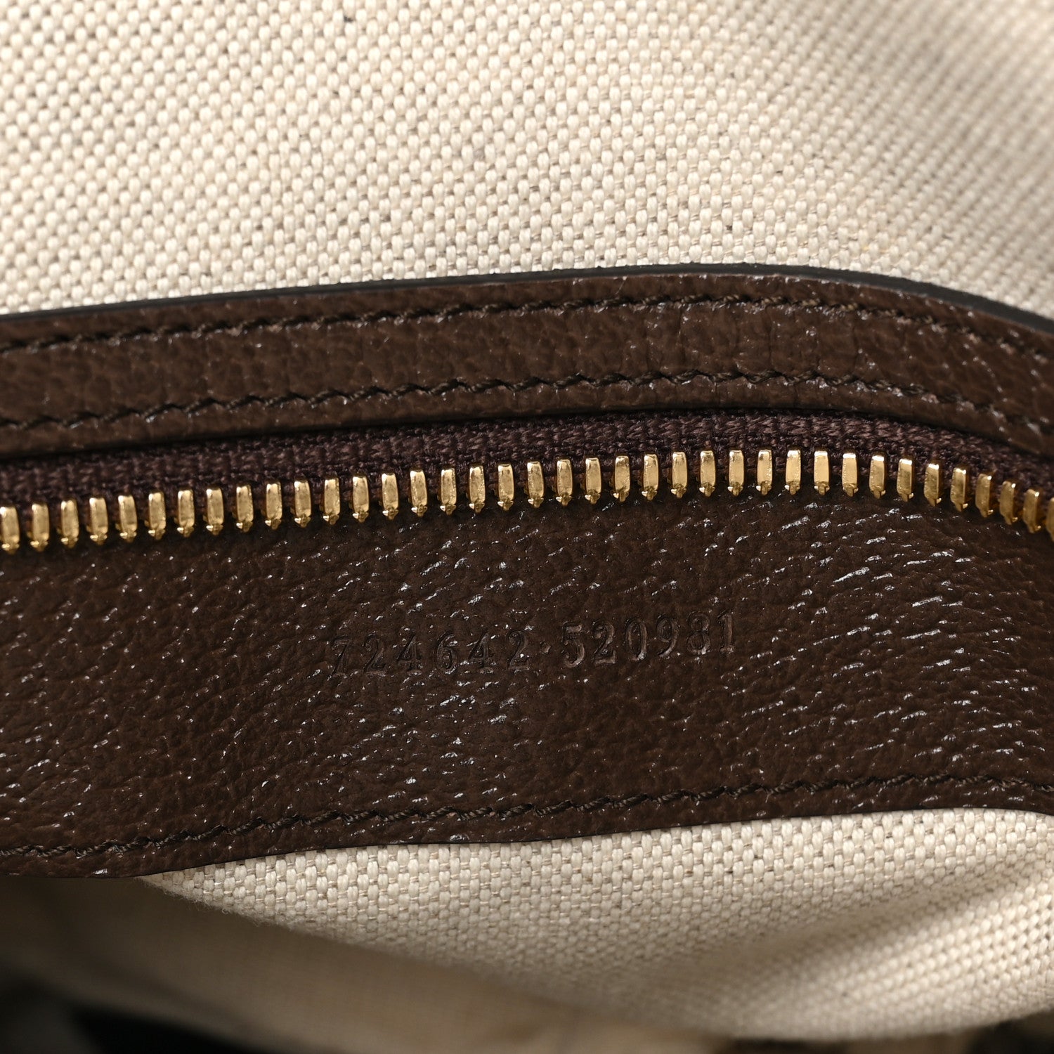 Gucci Monogram Jumbo GG Textured Dollar Calfskin Web Medium Duffle Bag Camel Ebony 6 of 9