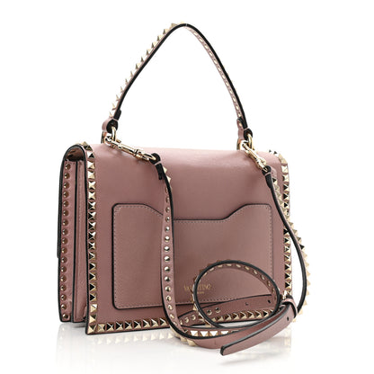 Valentino Garavani Buffalo Rockstud No Limit Top Handle Bag Lipstick 3 of 9