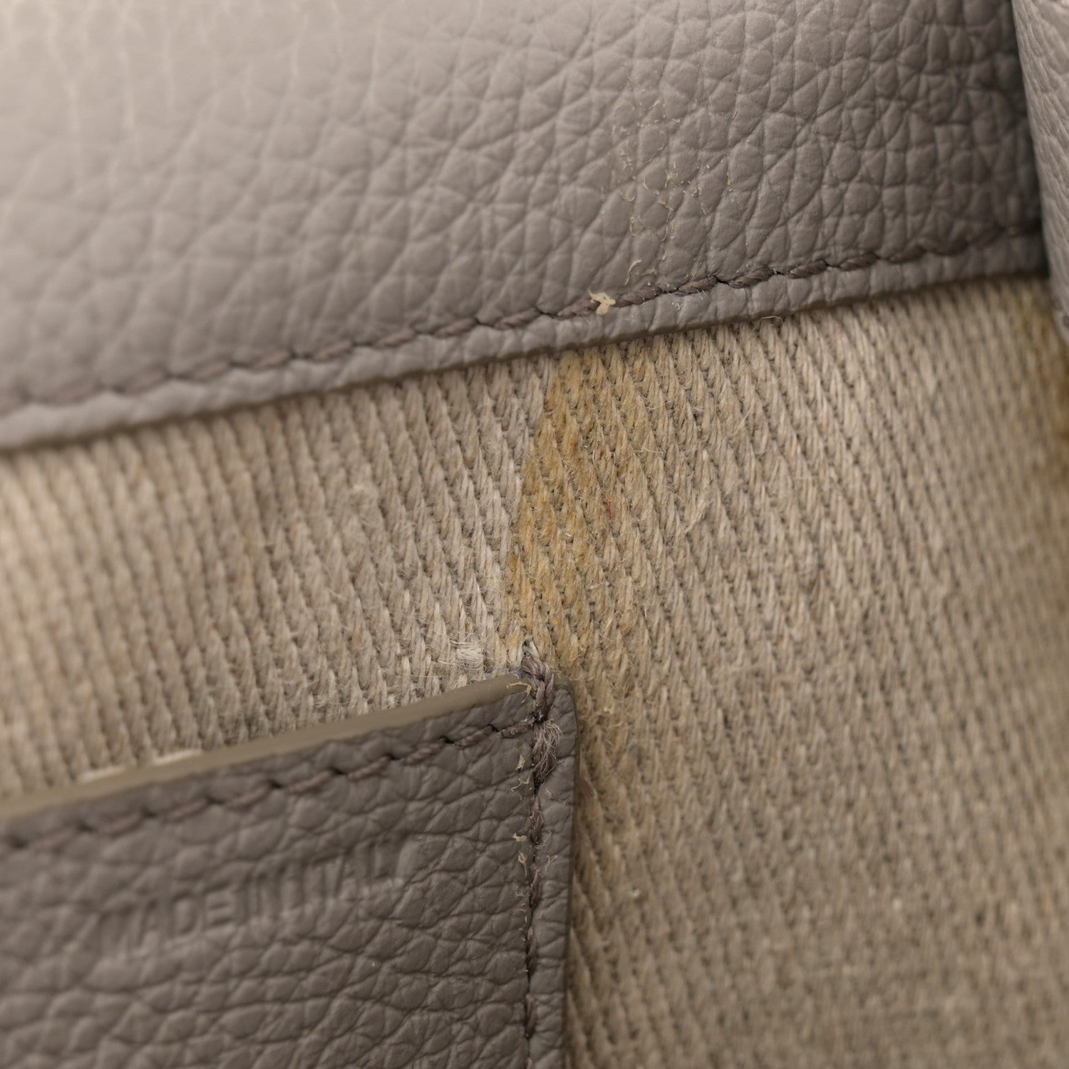 Chloe Grained Calfskin Medium Marcie Saddle Bag Cashmere Grey 11 of 13