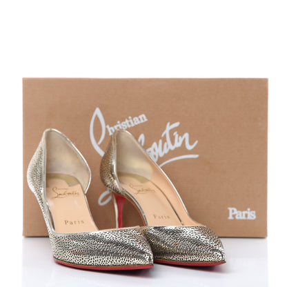 Christian Louboutin Specchio Mini Glitter Galupump 70 Pumps 37 Light Gold 14 of 14