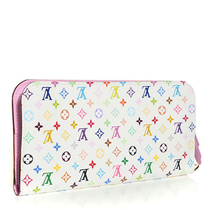 Louis Vuitton Monogram Multicolor Insolite Wallet White Litchi 3 of 8