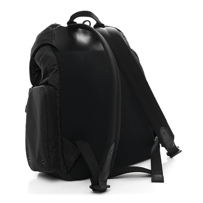 Christian Dior Nylon Saddle Backpack Black 3 of 10