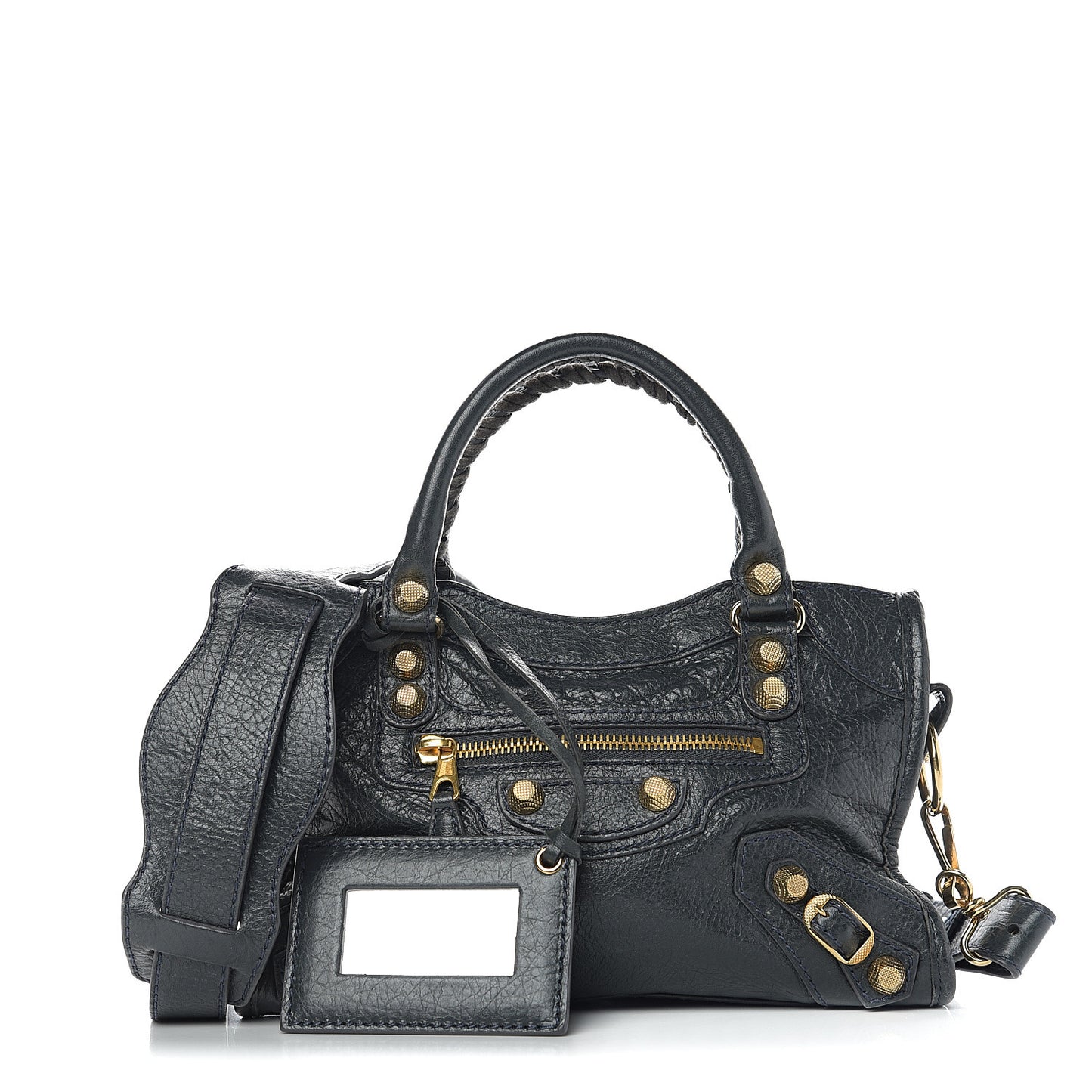 Agneau Giant 12 Gold Hardware Mini City Anthracite